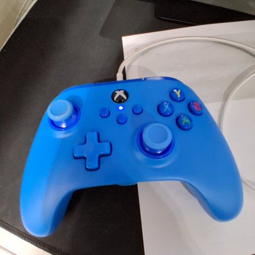 POWERA WIRED CONTROLLER FOR XBOX SERIES X|S - BLUE, GAMEPAD, WIRED VIDEO GAME CONTROLLER, GAMING CONTROLLER, WORKS WITH XBOX ONE AND WINDOWS - LIGHT BLUE image 3