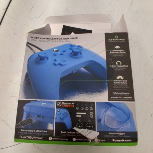 POWERA WIRED CONTROLLER FOR XBOX SERIES X|S - BLUE, GAMEPAD, WIRED VIDEO GAME CONTROLLER, GAMING CONTROLLER, WORKS WITH XBOX ONE AND WINDOWS - LIGHT BLUE image 5