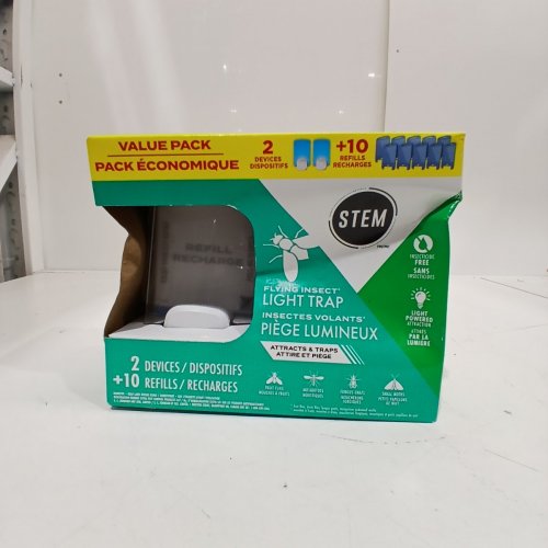 12PC SC JOHNSON STEM FLYING INSECT LIGHT TRAP - ATTRACTS & TRAPS - VALUE PACK (MODEL: 1882365) image 2