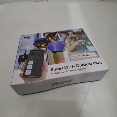 SNAPINVENT HEAVY DUTY OUTDOOR WI-FI SMART PLUG WITH 4 OUTLETS - COMPATIBLE WITH AMAZON ALEXA AND GOOGLE ASSISTANT - BLACK (MODEL: SH-18-4) image 5