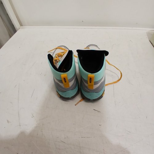 WOMEN'S ASCEND MOJAVE LT MID WATERPROOF HIKING SHOES - SIZE 6.5 - OYSTER GREY/ORANGE (STYLE: 4129134) image 7