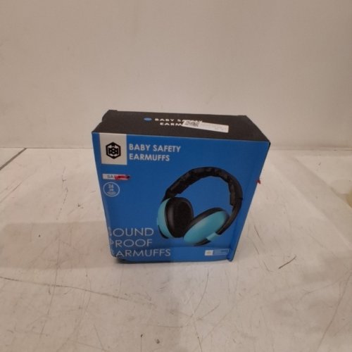 BABY SAFETY NOISEPROOF EARMUFFS - FITS N-2Y - 27DB REDUCTION - BLUE AND BLACK (MODEL: SA8-9) image 3
