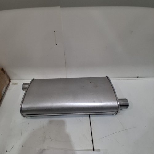 WALKER SOUNDFX EXHAUST MUFFLER - UNIVERSAL FIT - 2" INLET/OUTLET - SILVER (MODEL: 17877) image 3