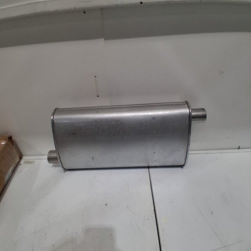 WALKER SOUNDFX EXHAUST MUFFLER - UNIVERSAL FIT - 2" INLET/OUTLET - SILVER (MODEL: 17877) image 4