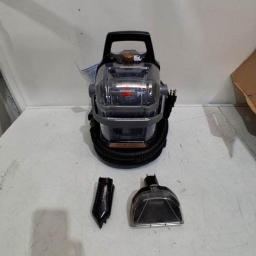 BISSELL LITTLE GREEN HYDROSTEAM MULTI-SURFACE PORTABLE DEEP CARPET/UPHOLSTERY CLEANER - 64OZ WATER TANK - BLACK (MODEL : 3618B TYPE 2) image 2