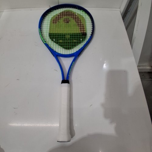 HEAD TI. CONQUEST TENNIS RACKET PRE-STRUNG HEAD - LIGHT BALANCE - 27" RACQUET - BLUE image 3