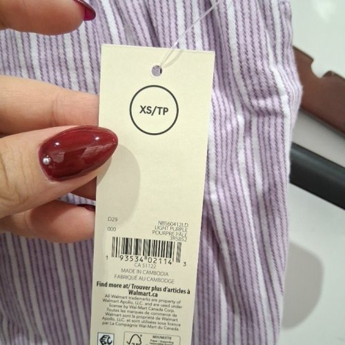 WOMEN'S NO BOUNDARIES STRIPED PAJAMA PANTS - EXTRA SMALL - LIGHT PURPLE (STYLE: NBS60412LD) image 3