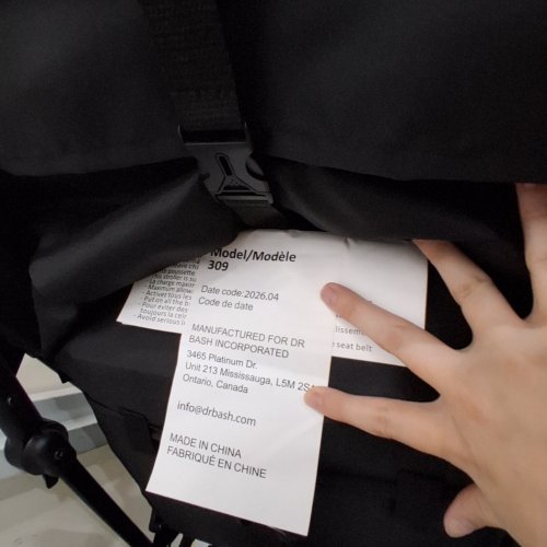 DRBASH COMPACT FOLDING LIGHTWEIGHT TRAVEL TODDLER STROLLER - BLACK (MODEL: 309) image 2