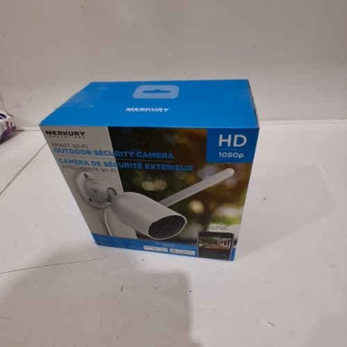 MERKURY INNOVATIONS SMART WI-FI OUTDOOR SECURITY CAMERA - IP65 WEATHERPROOF -1080P HD - WHITE - (MODEL:CW053LD) image 2