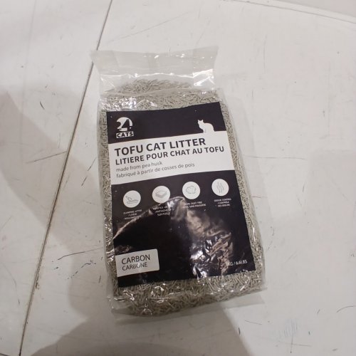 CATS PEA HUSKS NATURAL TOFU CAT LITTER - 6.6LB- GREY image 4