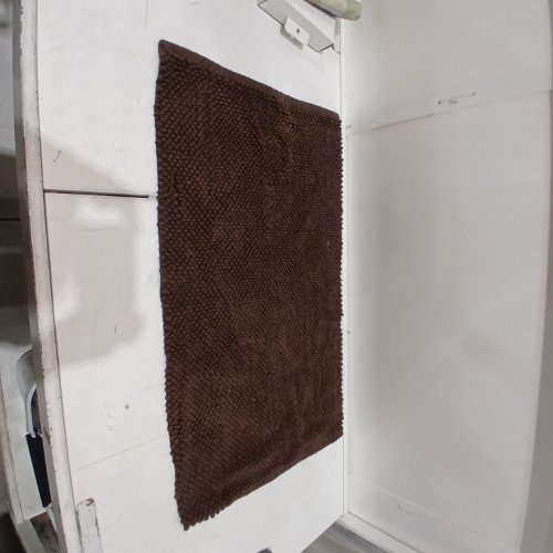 CASALUNA TEXTURED BATH MAT - 21" X 34" - BROWN image 2