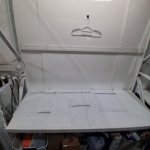 5PC MESH LAUNDRY BAGS - ASSORTED SIZES - WHITE image 2