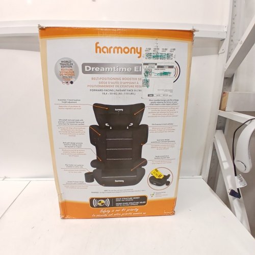 HARMONY DREAMTIME ELITE HIGH-BACK BOOSTER CAR SEAT - 40-110LB - BLACK (MODEL: 0303029BLK) image 4
