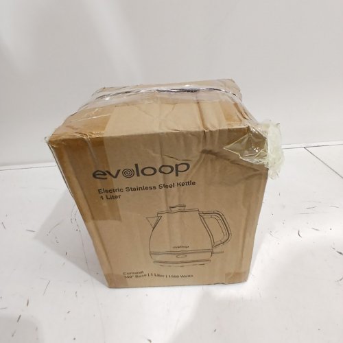 EVOLOOP ELECTRIC TEA KETTLE WITH AUTO SHUT OFF - 1L - 1500W - GREEN (MODEL: JK-1560) image 5