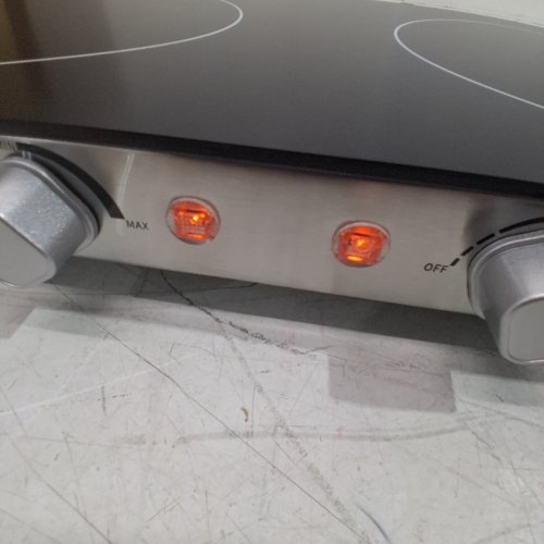 COKLAI DUAL INFRARED COOKER - 120 V - 900W - BLACK AND SILVER (MODEL: CKIP-10) image 2