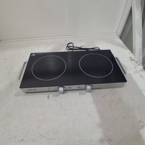 COKLAI DUAL INFRARED COOKER - 120 V - 900W - BLACK AND SILVER (MODEL: CKIP-10) image 4