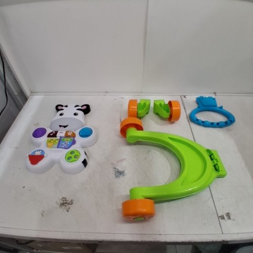 FISHER-PRICE LEARN-WITH-ME ZEBRA WALKER INTERACTIVE TOY *FRENCH VERSION* - MULTICOLOR image 3