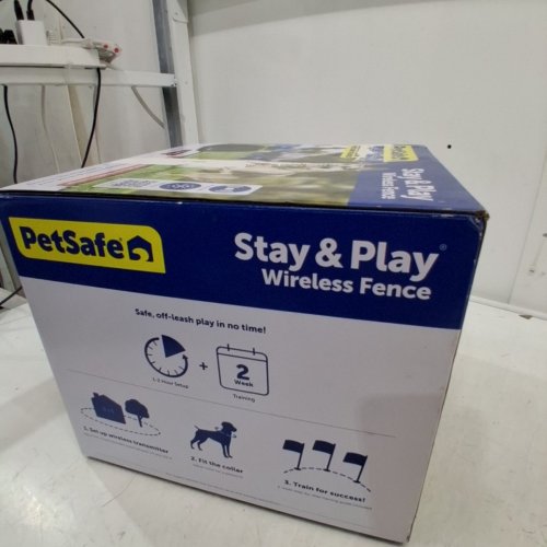 PETSAFE STAY + PLAY WIRELESS FENCE, COVERS UP TO 3/4 ACRE, FOR DOGS AND CATS OVER 2.3 KG, WATERPROOF AND RECHARGEABLE, WITH TONE AND STATIC STIMULATION (PIF00-13663) image 3