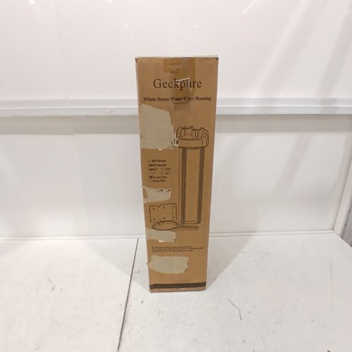 GEEKPURE WHOLE HOUSE WATER FILTER - 3/4" INLET/OUTLET - 4.5" X 20" - CLEAR - (MODEL : BB-20T) image 5