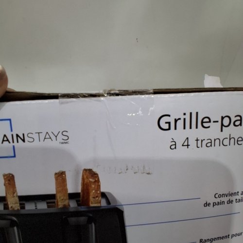 MAINSTAYS 4-SLICE 6 SETTINGS TOASTER - BLACK (MODEL:MSF0BK100017875) image 3
