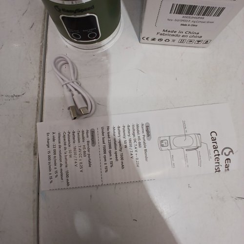 EASYSPEED PORTABLE PERSONAL BLENDER - 500 ML - OLIVE GREEN (MODEL: HS-860) image 4