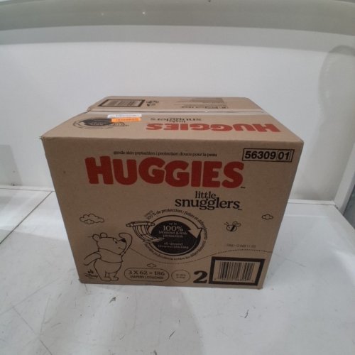 186PK HUGGIES LITTLE SNUGGLERS DIAPERS - SIZE 2 (12-18LB) - DISNEY WINNIE THE POOH (MODEL: 56309) image 2