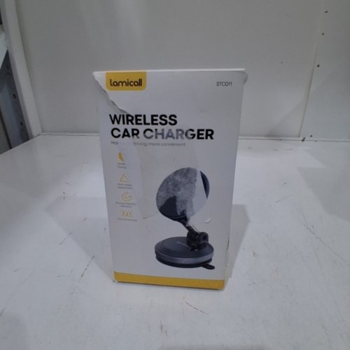 LAMICALL WIRELESS CAR MOUNT CHARGER - 15W - BLACK (MODEL: STCD11) image 4
