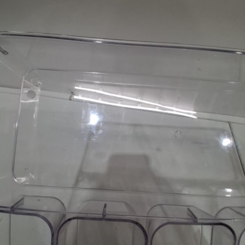 BRIGHTROOM PLASTIC UTENSIL DRAWER ORGANIZER - 13" X 16" - CLEAR image 3