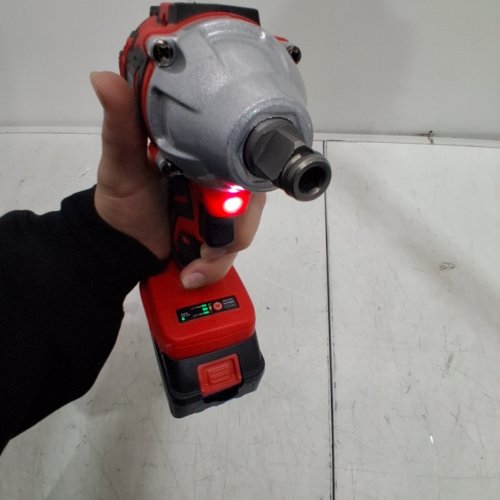BRUSHLESS CORDLESS ELECTRIC WRENCH - 1/2" - 21 V - RED/BLACK image 2