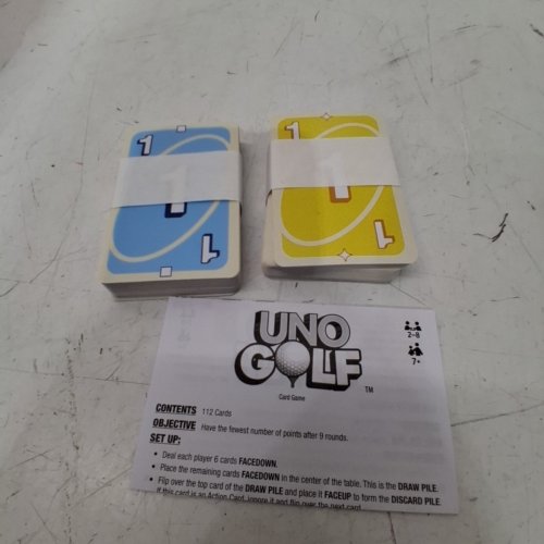 UNO GOLF CARD GAME, INCLUDES 112 CARS image 2