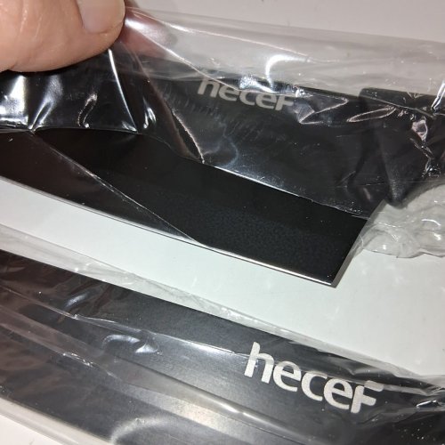 14PC HECEF LIGHTWEIGHT KITCHEN KNIFE SET - 3.5"/5"/7" - BLACK - (MODEL:AU0063187) image 3
