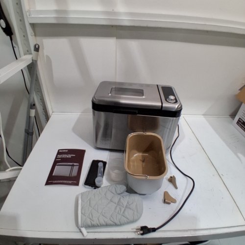 NERETVA ELECTRIC BREADMAKER WITH AUTO NUT DISPENSER - 3.3LBS - STAINLESS STEEL (MODEL:PE9806U) image 3