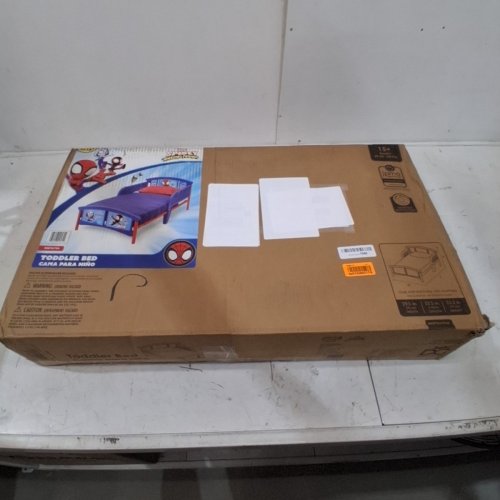 DELTA CHILDREN MARVEL SPIDEY AND AMAZING FRIENDS PLASTIC BED FRAME - TODDLER - BLUE/RED (MODEL: BB87067SM) image 2