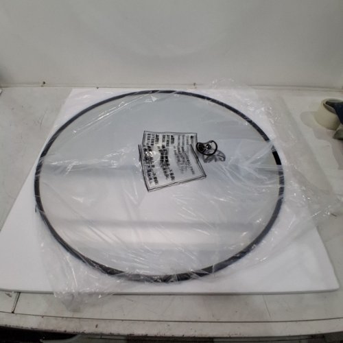 HEYMIRRO FRAMED ROUND MIRROR - 24" - BLACK image 2
