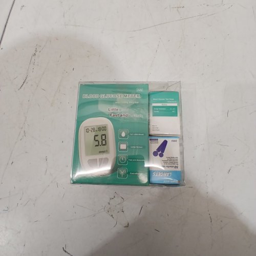 3PC BLOOD GLUCOSE METER KIT WITH TEST STRIPS AND LANCETS - (MODEL:8GM2501) image 5