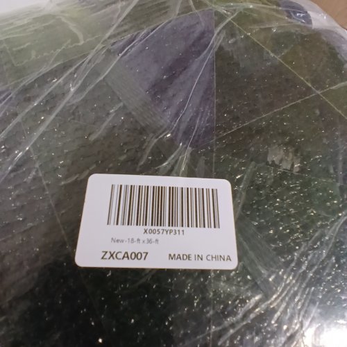 FINE MESH POOL LEAF NET COVER - 18FT X 36FT - BLACK - (MODEL:ZXCA007) image 2