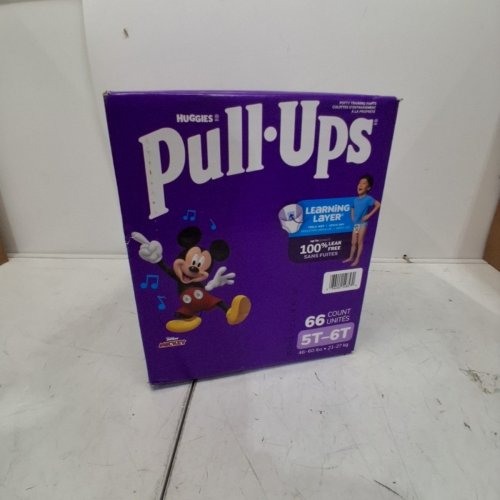 66PK HUGGIES PULL UPS MICKEY MOUSE DIAPERS - 5T-6T image 4