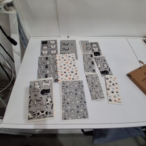 12PC RECYCO PLANT BASED SWEDISH DISHCLOTHS - CAT PRINT (MODEL: 1796215) image 2