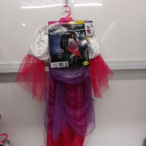2PC GIRLS PARTYHOLIC FORTUNE TELLER COSTUME - LARGE (10-12) - WHITE/PURPLE/PINK image 3