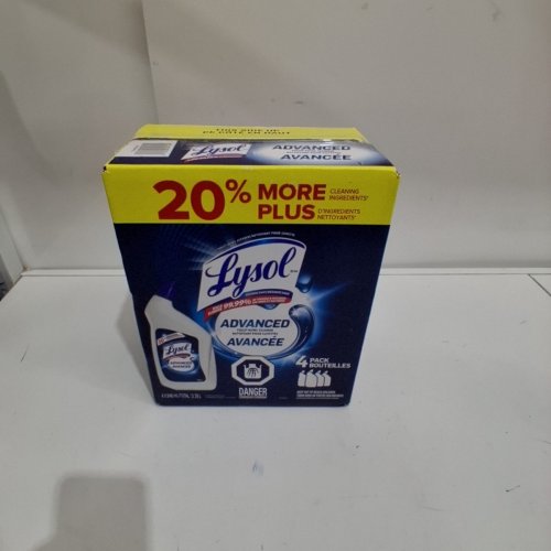 4PK LYSOL ADVANCED TOILET BOWL CLEANER - 946ML/BOTTLE (MODEL: 937319) image 3