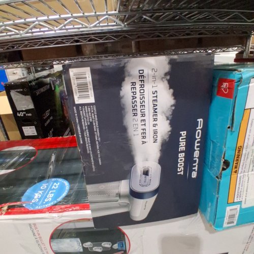 ROWENTA 2-IN-1 CLOTHING STEAMER AND IRON - 120-125 V, 1730-1875W - WHITE AND NAVY (MODEL: DR8722Q1) image 6