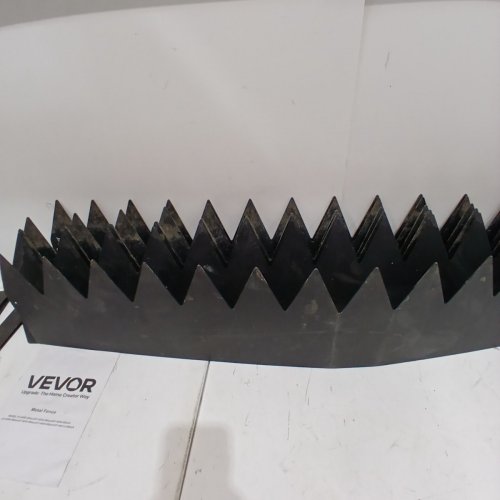 6PK STEEL LANDSCAPE EDGING RUST-RESISTANT METAL LANDSCAPE EDGING - 40"X8" EACH - BLACK (MODEL: ZY-40X8-6BLACK) image 3