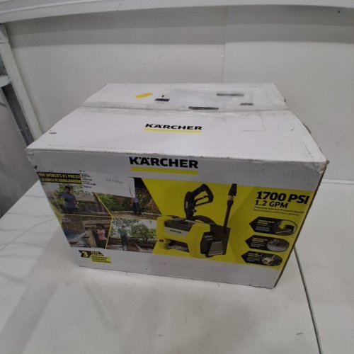 KARCHER CUBE ELECTRIC POWER PRESSURE WASHER WITH POWER NOZZLE - 1700PSI/1.2GPM - YELLOW/BLACK (MODEL: K1700) image 5