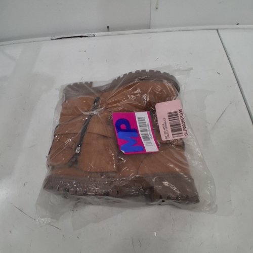 WOMEN'S FUR-LINED LEATHER SNOW BOOTS - SIZE 9.5 - BROWN image 6