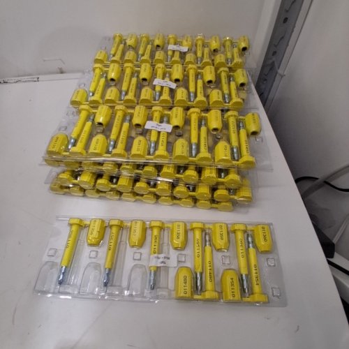 127PK METAL BOLT SEALS FOR TRAILERS AND CARGO CONTAINERS - YELLOW image 3