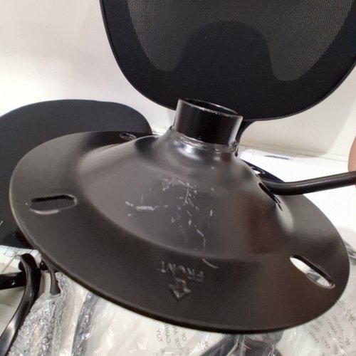 PRIMY ERGONOMIC ADJUSTABLE HEIGHT OFFICE CHAIR WITH BREATHABLE MESH AND SWIVEL - BLACK (MODEL: PR888-Z) image 3
