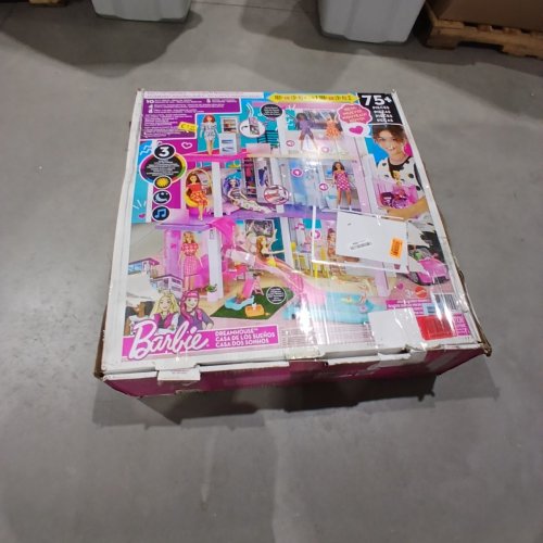 BARBIE DREAMHOUSE DOLL HOUSE PLAYSET , BARBIE HOUSE WITH ACCESSSORIES , WHEELCHAIR ACCESSIBLE ELEVATOR , POOL, SLIDE AND FURNITURE (MODEL: GRG93-9565) image 6