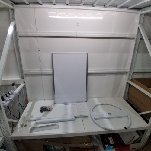 MOBILE WHEELED HEIGHT ADJUSTABLE FLIPCHART WHITEBOARD WITH FLIPCHART PAPERS - 36" X 24" BOARD 61" TO 71" HEIGHT - WHITE (MODEL: BBNN6090) image 2
