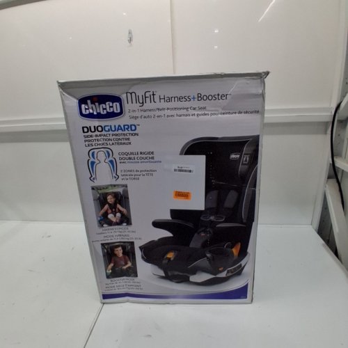 CHICCO MYFIT HARNESS AND BOOSTER CAR SEAT - FOR KIDS 25 TO 65LBS - BLACK (MODEL: 7986313) image 3