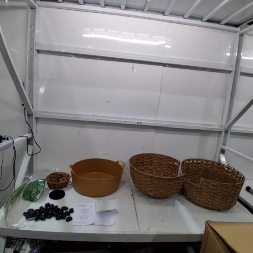 CAT LITTER BOX PLANT FURNITURE ENCLOSURE - 20" X 40" - BROWN (MODEL: XHLBE-12) image 2